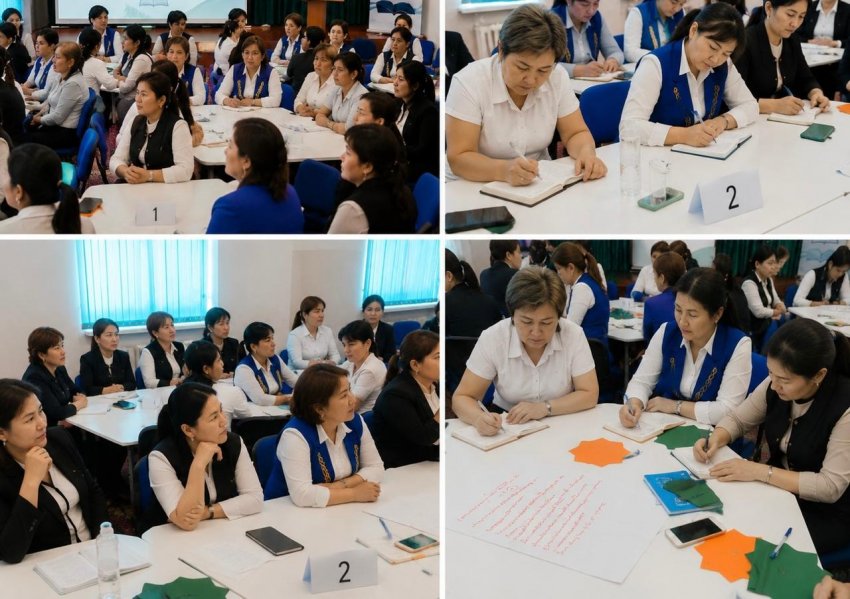 «Заманауи білім беру жағдайында Lesson Study, Action Research және жасанды интеллект құралдарын тиімді қолдану» тақырыбындағы қалалық семинар-тренинг туралы